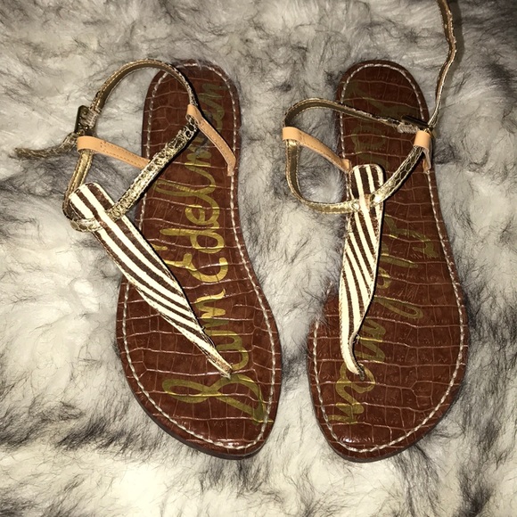 Sam Edelman Shoes - Sam Edelman Gigi Sandal. Size 8. Zebra detailing.